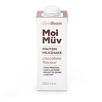 GYMBEAM MoiMüv proteínový milkshake čokoláda 250 ml (Proteínové nápoje)