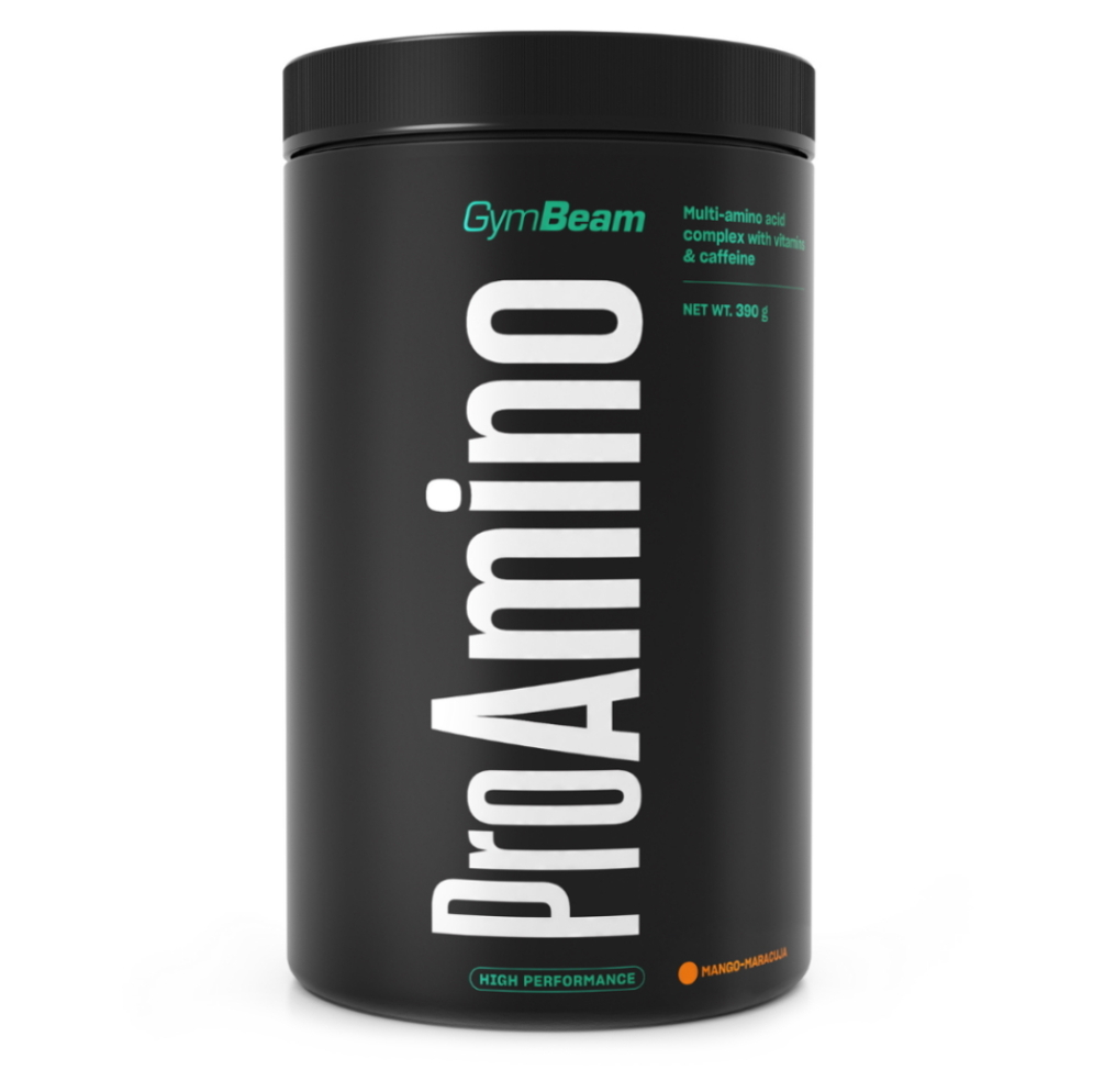 GymBeam ProAMINO regenerácia a rast svalov príchuť Mango & Maracuja 390 g