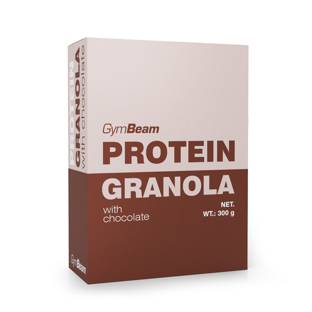 GymBeam Protein Granola granola s proteínom príchuť Chocolate 300 g