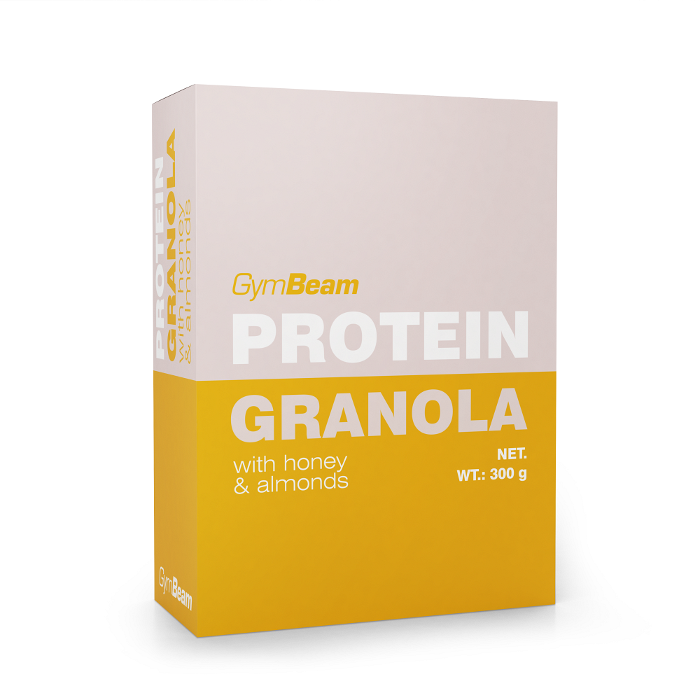 GYMBEAM Proteínová granola s medom a mandľami 300 g