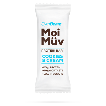 GYMBEAM Proteínová tyčinka MoiMüv cookies & cream 60 g