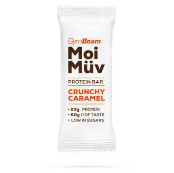 GYMBEAM Proteínová tyčinka MoiMüv crunchy caramel 60 g
