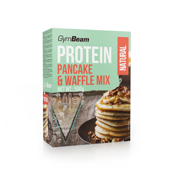 GYMBEAM Proteínové palacinky pancake & waffle mix bez príchute 500 g