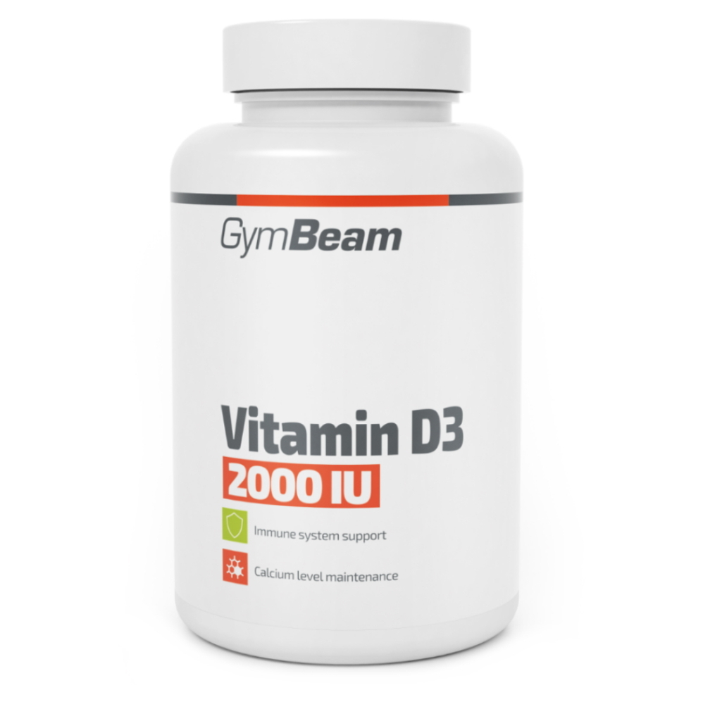 GymBeam Vitamin D3 2000 IU podpora normálneho stavu kostí a zubov 60 cps kúpite na Mojalekaren.sk