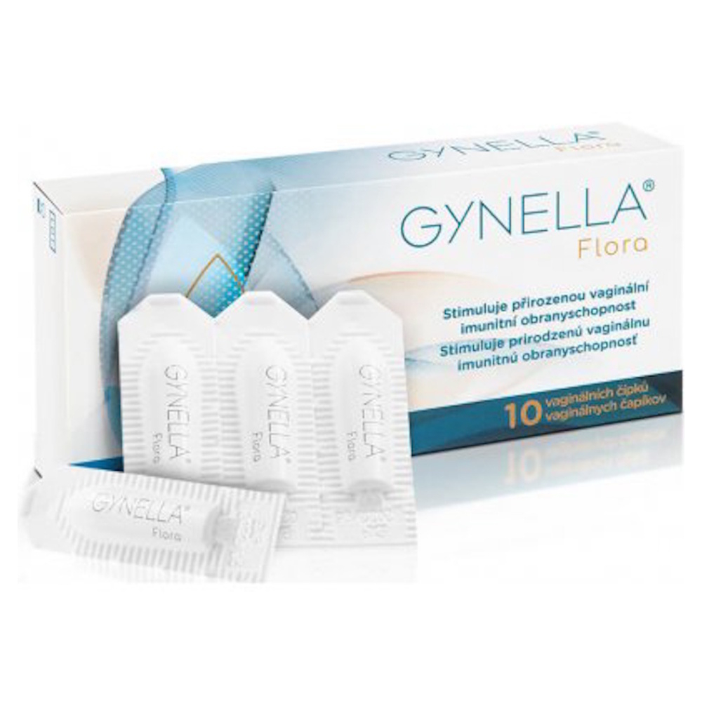 GYNELLA Flora vaginálne čapíky 10 kusov