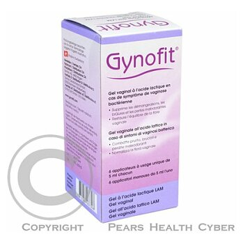 GYNOFIT vaginálny gél s kyselinou mliečnou 6 x 5 ml