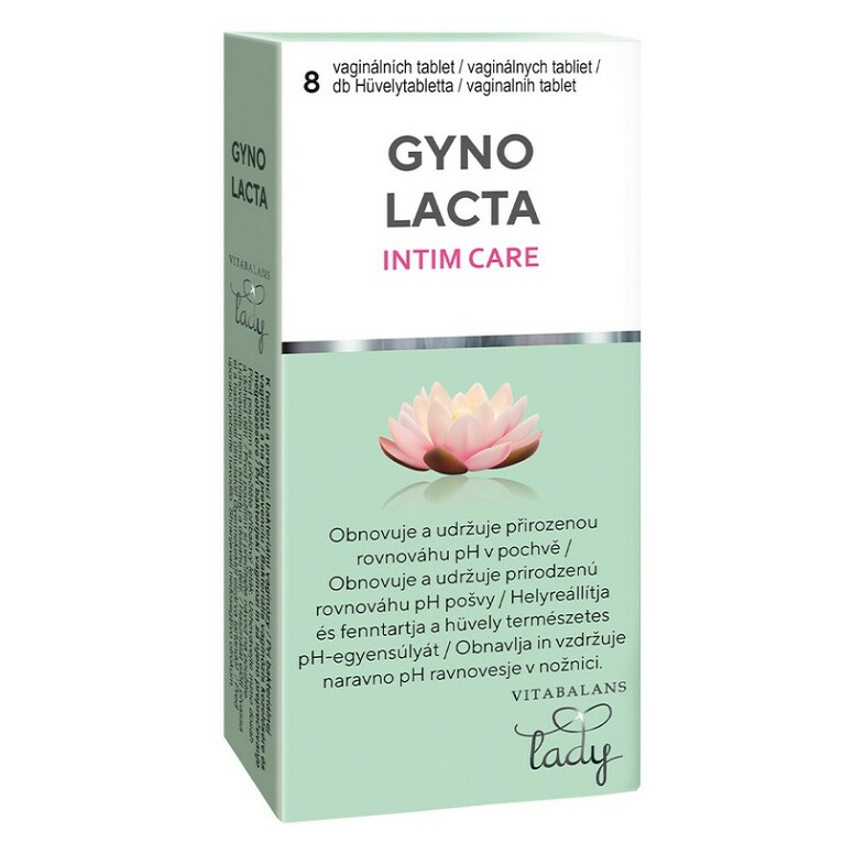 Vitabalans GYNOLACTA INTIM CARE vaginálne tablety 1x8 ks kúpite na Mojalekaren.sk