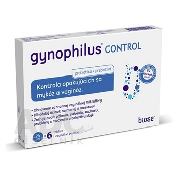 GYNOPHILUS Control vaginálne tablety 6 ks