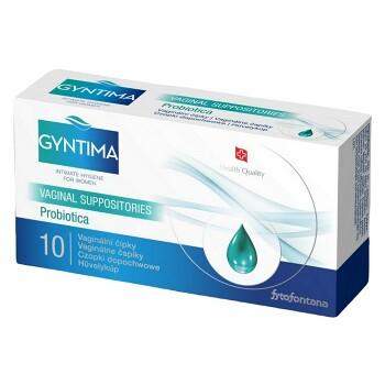 GYNTIMA  Probiotica 10 vaginálnych čapíkov