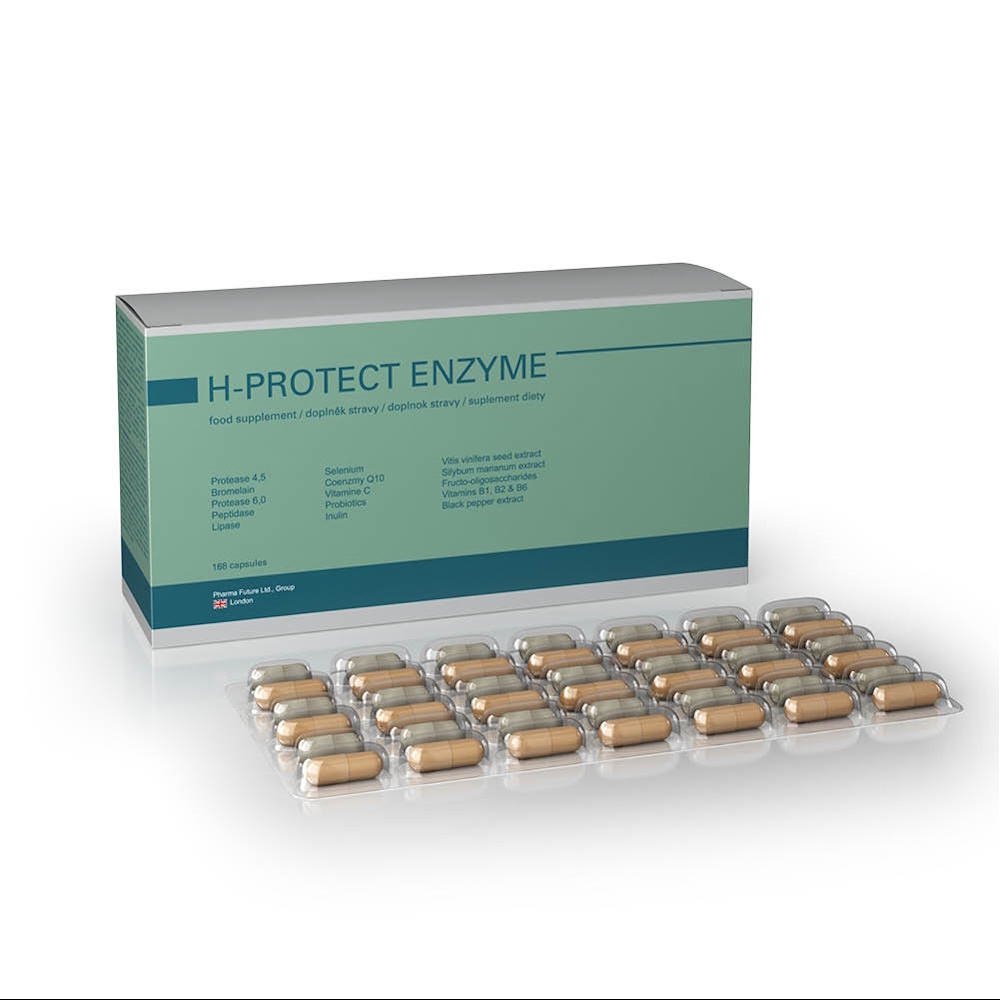 H-PROTECT Enzyme 168 kapsúl kúpite na Mojalekaren.sk