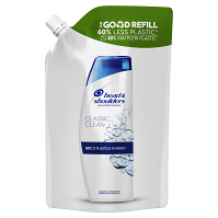 HEAD&SHOULDERS Classic Clean Šampón proti lupinám náhradná náplň 480 ml
