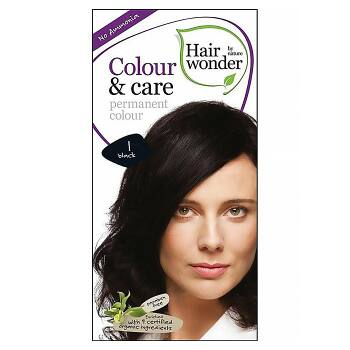 HAIRWONDER Prírodné dlhotrvajúca farba na vlasy Čierna 1