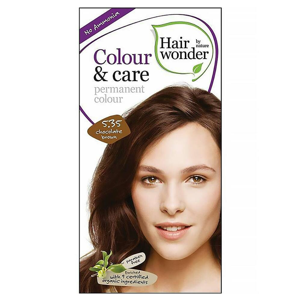 E-shop HAIRWONDER Prírodné dlhotrvajúca farba na vlasy Čokoládovohnedá 5.35