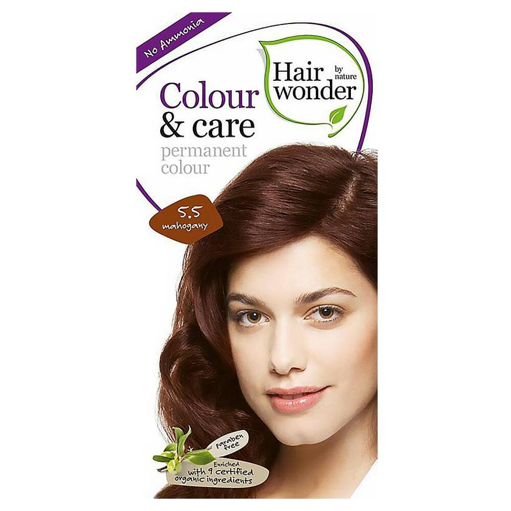 HAIRWONDER Prírodné dlhotrvajúca farba na vlasy Mahagon 5.5