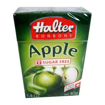 HALTER cukríky Apple 40g (jablká)