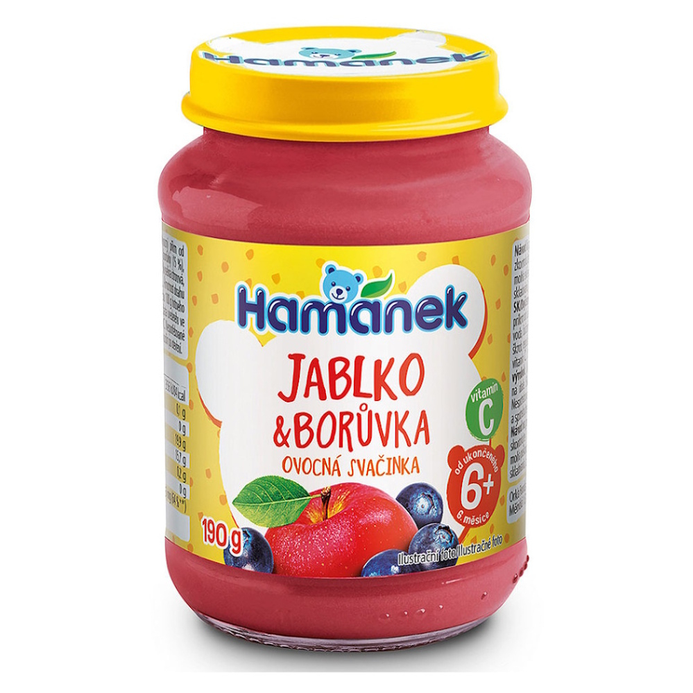 HAMÁNEK Čučoriedka s jablkami 190 g