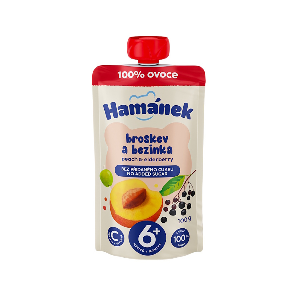 HAMÁNEK Broskyňa s bazou 6m+ 100 g