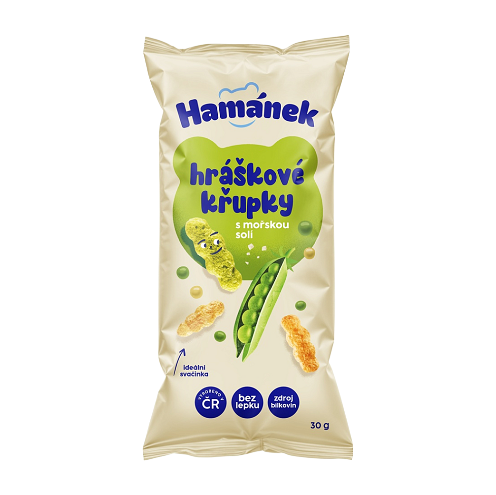 HAMÁNOK Hráškové chrumky s morskou soľou 30 g