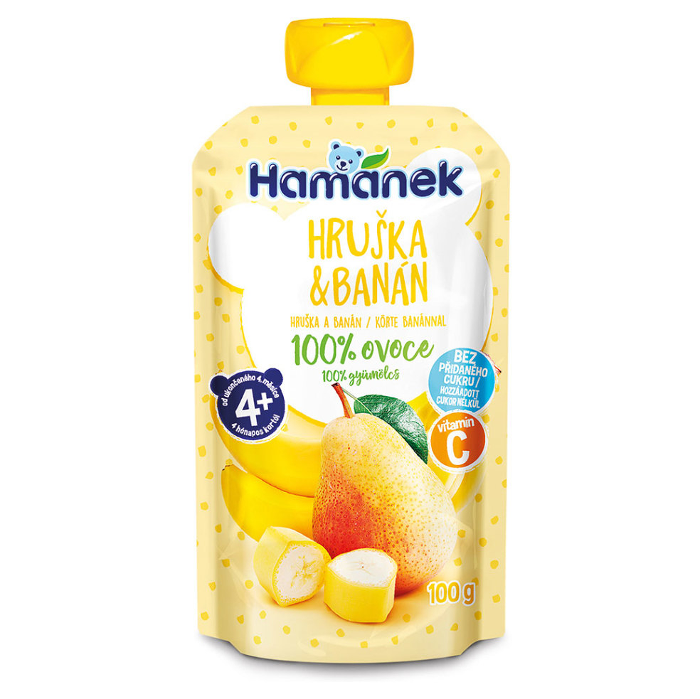 HAMÁNEK Kapsula Hruška a banán 100 g kúpite na Mojalekaren.sk
