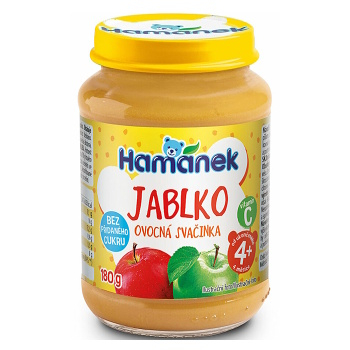 HAMÁNEK Jablko nesladené 180 g