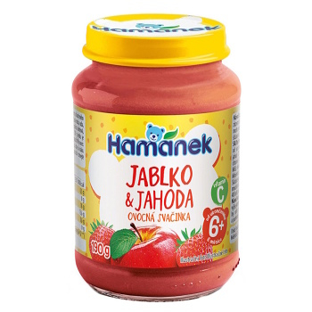 HAMÁNEK Jahoda s jablkami 190 g