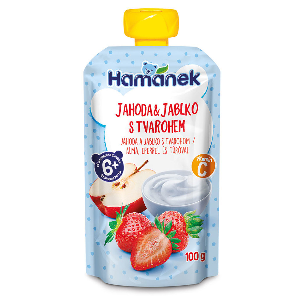 HAMÁNEK Jahoda s tvarohom 100 g