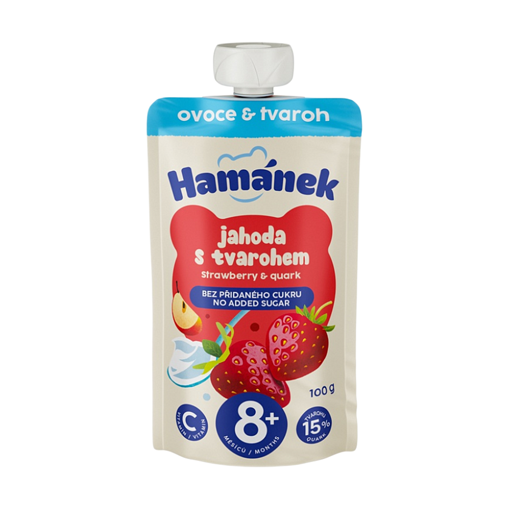 HAMÁNEK Jahoda s tvarohom 100 g