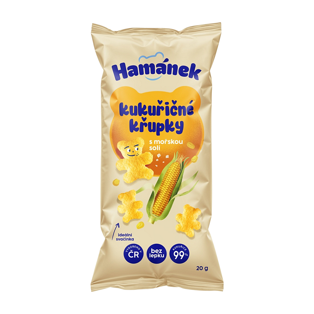 HAMÁNOK kukuričné ​​chrumky s morskou soľou 20 g