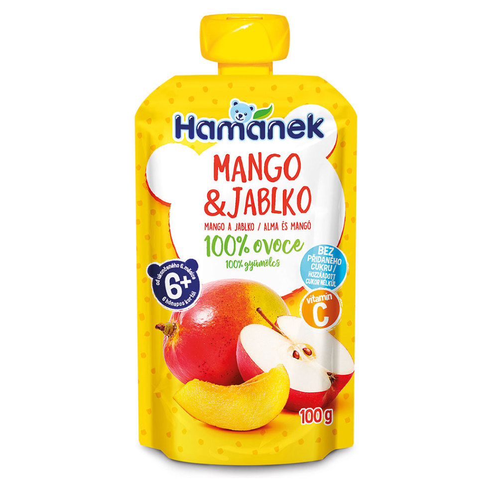 HAMÁNEK Mango a jablko 6m+ 100 g