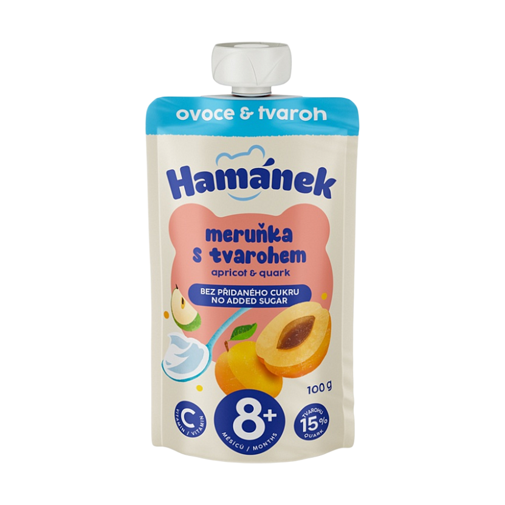 HAMÁNEK Marhuľa s tvarohom 100 g