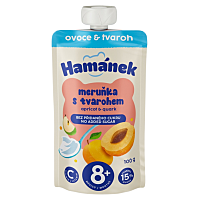 HAMÁNEK Marhuľa s tvarohom 8m+ 100 g