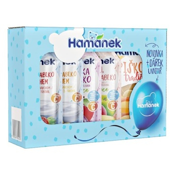 HAMÁNEK Multipack 4x ovocné kapsičky 100 g + piškóty 120 g (Desiatové kapsičky)