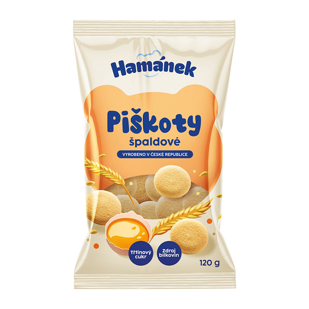 KÁVOVINY Špaldové piškóty 120 g