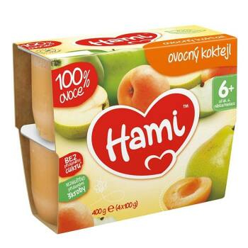 HAMI 100% ovocie Ovocný koktejl 4x 100 g