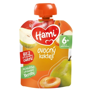 HAMI Kapsička 100% ovocie Ovocný koktejl 90 g