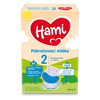 HAMI 2 Pokračovacie dojčenské mlieko od 6 do 12 mesiacov 600 g