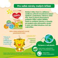 HAMI 3 Batoľacie mlieko s príchuťou vanilky od ukončeného 12. mesiaca 600 g