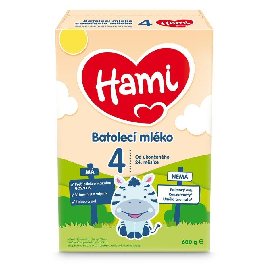 Hami 4 batoľacie mlieko 600 g kúpite na Mojalekaren.sk