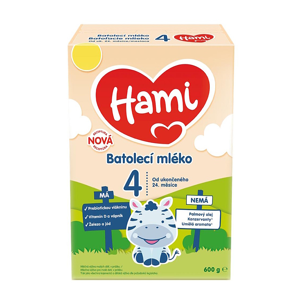 HAMI 4 Batoľacie mlieko od ukončeného 24. mesiaca 600 g kúpite na Mojalekaren.sk
