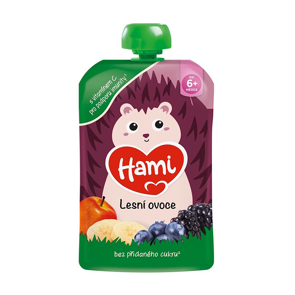 HAMI Kapsička smoothie lesné ovocie 6m+ 100 g
