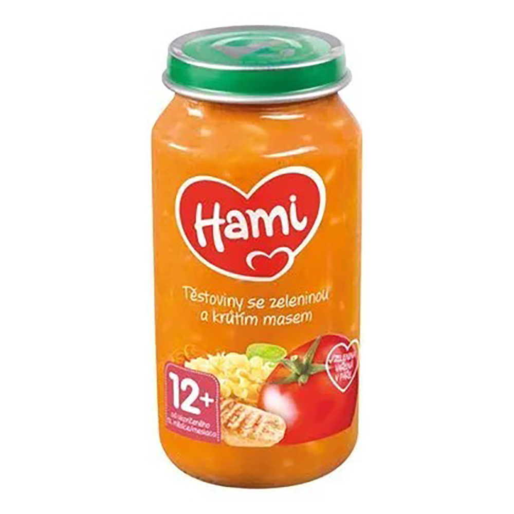 HAMI Mäsozeleninový príkrm cestoviny s morkou 250 g kúpite na Mojalekaren.sk