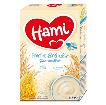 HAMI Prvá mliečna kaša ryžová kukuričná 225 g