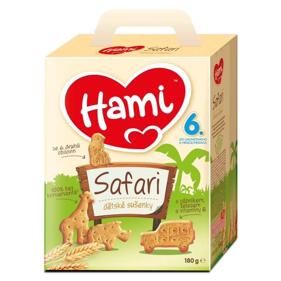 HAMI Safari detské sušienky 180 g kúpite na Mojalekaren.sk