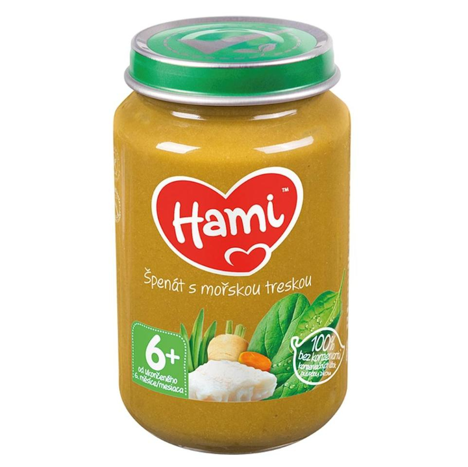 Hami príkrm špenát s morskou treskou 200g