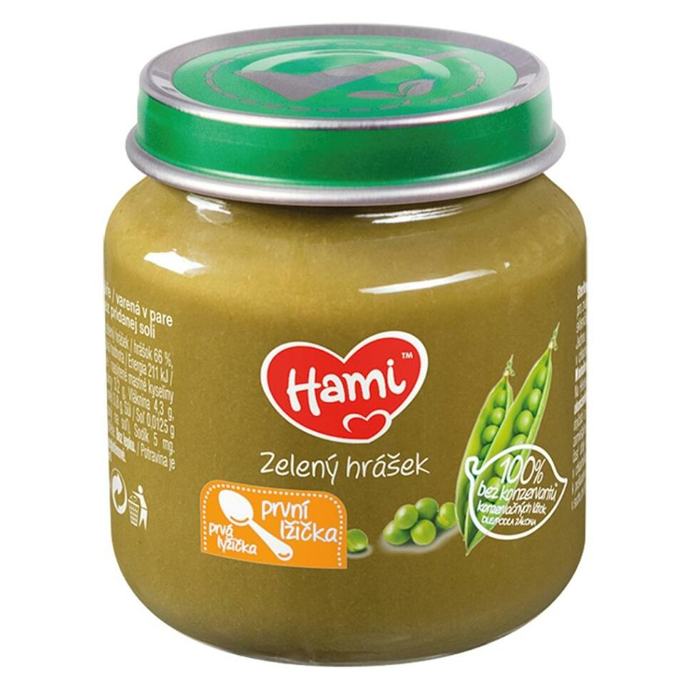 Hami zeleninový príkrm zelený hrášok 125g kúpite na Mojalekaren.sk
