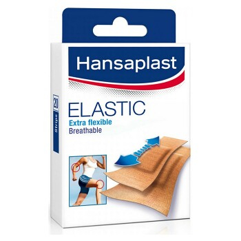 HANSAPLAST Elastic náplasť 20 ks (Náplasti dělené) - Špeciálne, Vodeodolné - obrázok 2/2