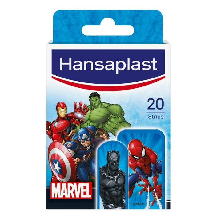 Hansaplast Marvel náplasť 20 ks kúpite na Mojalekaren.sk