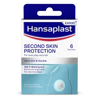 HANSAPLAST Second skin náplasť hydrokoloidná 6 kusov