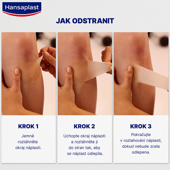 HANSAPLAST Second skin náplasť hydrokoloidná 6 kusov