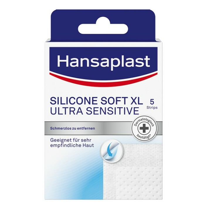 HANSAPLAST Silicone soft XL náplasť 5 ks kúpite na Mojalekaren.sk